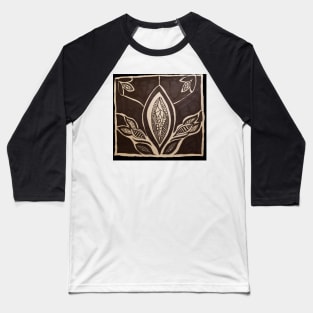 Mandala-esque Dark Baseball T-Shirt